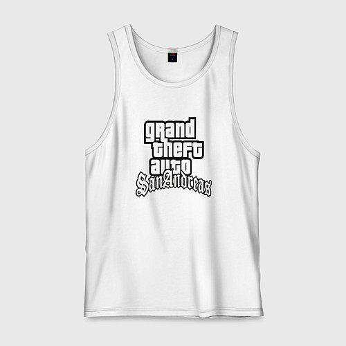 Мужская майка GTA San Andreas / Белый – фото 1