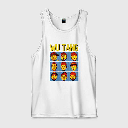 Мужская майка Wu-Tang Clan Faces / Белый – фото 1