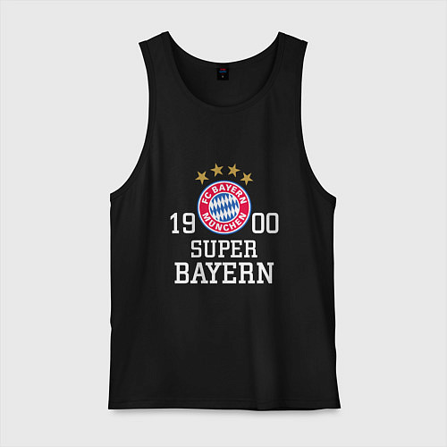 Мужская майка Super Bayern 1900 / Черный – фото 1