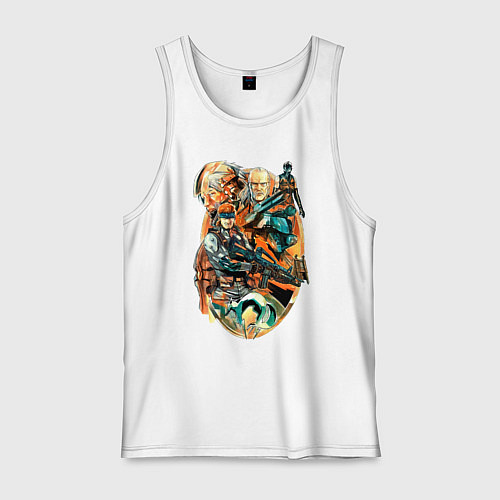 Мужская майка Metal Gear Solid / Белый – фото 1