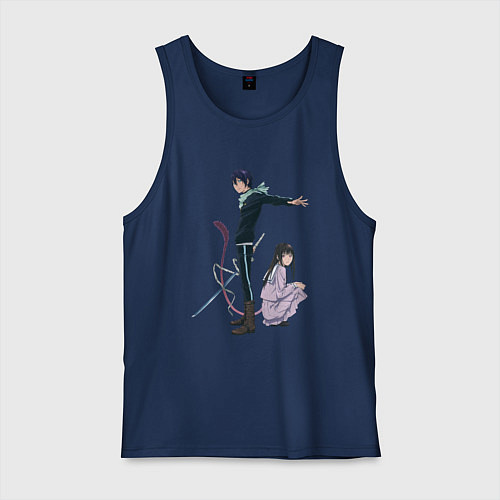 Мужская майка Бездомный бог / Тёмно-синий – фото 1