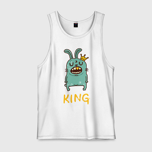 Мужская майка Rabbit King / Белый – фото 1