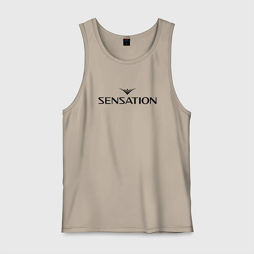 Мужская майка Sensation / Миндальный – фото 1