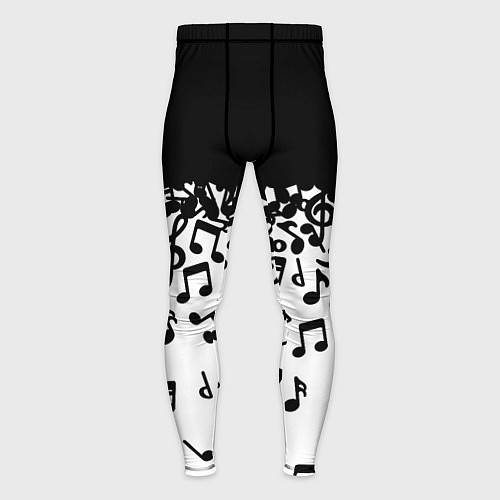 Мужские тайтсы Поглощение музыкой / 3D-принт – фото 1