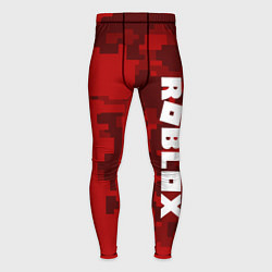 Тайтсы мужские ROBLOX: Red Camo, цвет: 3D-принт