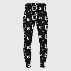 Мужские тайтсы Twitch: Black Pattern