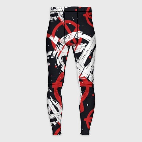 Мужские тайтсы Анархия - паттерн / 3D-принт – фото 1