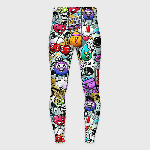 Мужские тайтсы Stickerboom / 3D-принт – фото 1