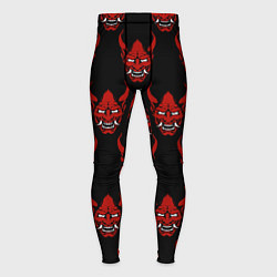 Тайтсы мужские Маски Они, цвет: 3D-принт