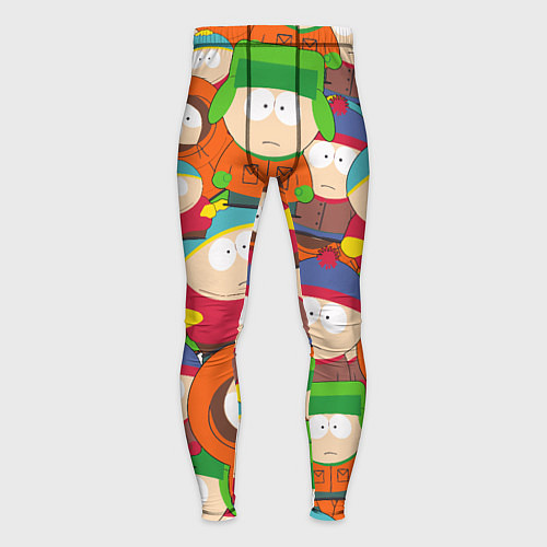 Мужские тайтсы ЮЖНЫЙ ПАРК / 3D-принт – фото 1