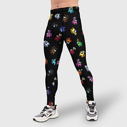 Тайтсы мужские Among Us, цвет: 3D-принт — фото 2