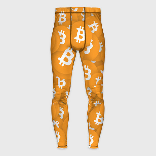 Мужские тайтсы Я БИТКОИН I AM BITCOIN / 3D-принт – фото 1