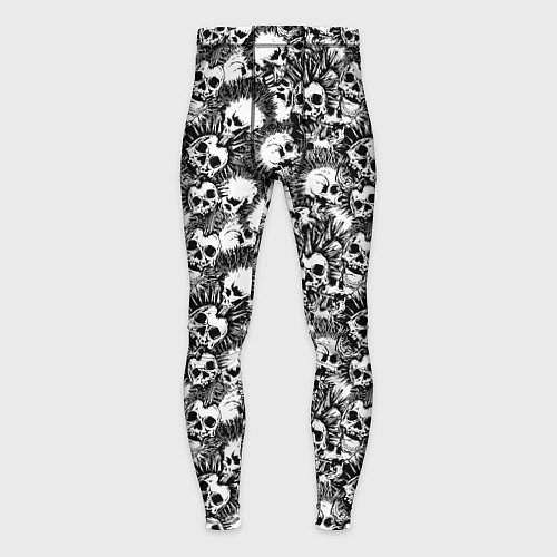 Мужские тайтсы Punks not Dead / 3D-принт – фото 1