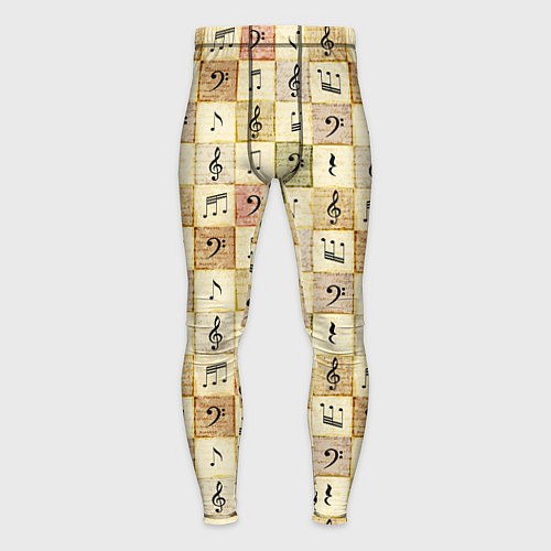 Мужские тайтсы Музыкант / 3D-принт – фото 1