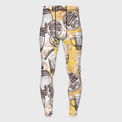 Тайтсы мужские Пиво Beer, цвет: 3D-принт