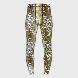 Мужские тайтсы Versace gold & white