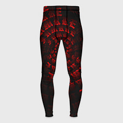 Тайтсы мужские Fumrre red, цвет: 3D-принт