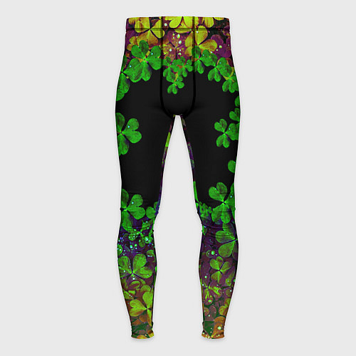 Мужские тайтсы Четырехлистный Клевер / 3D-принт – фото 1
