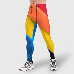 Тайтсы мужские Полутона и оттенки, цвет: 3D-принт — фото 2