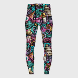 Тайтсы мужские Happy Birthday, цвет: 3D-принт