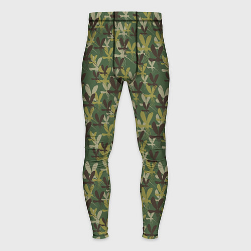 Мужские тайтсы Комары камуфляж / 3D-принт – фото 1