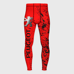 Тайтсы мужские ПЕЖО Краска По вертикали, цвет: 3D-принт