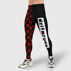 Тайтсы мужские HALF PATTERN DELTARUNE LOGO, цвет: 3D-принт — фото 2