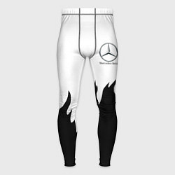 Тайтсы мужские Mercedes-Benz нарисованный огонь, цвет: 3D-принт