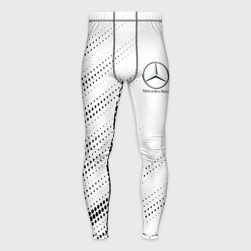 Мужские тайтсы Mercedes-Benz - White / 3D-принт – фото 1