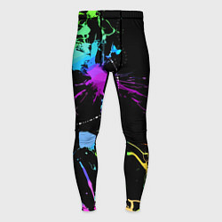 Мужские тайтсы Neon vanguard fashion pattern