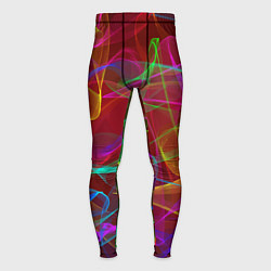 Тайтсы мужские Color neon pattern Vanguard, цвет: 3D-принт
