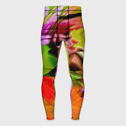 Тайтсы мужские Разноцветная абстрактная композиция Лето Multi-col, цвет: 3D-принт