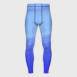 Тайтсы мужские Blue abstract pattern, цвет: 3D-принт