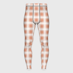 Мужские тайтсы Light beige plaid fashionable checkered pattern