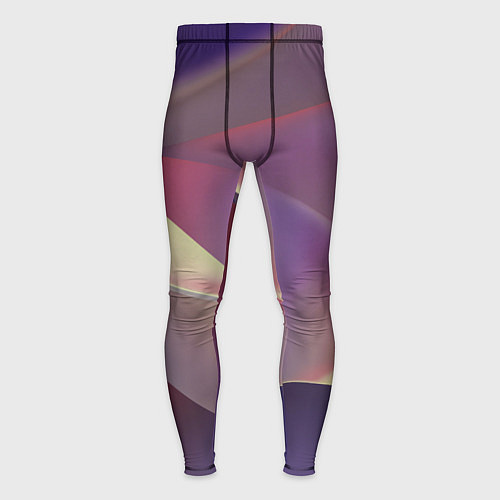 Мужские тайтсы Абстрактные объёмные волны бархата / 3D-принт – фото 1