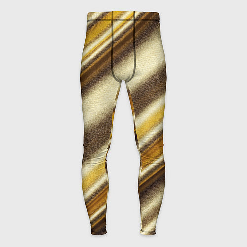 Мужские тайтсы Золотая голографическая диагональ / 3D-принт – фото 1