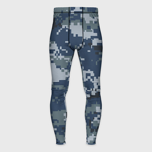 Мужские тайтсы Камуфляж Росгвардия цифра / 3D-принт – фото 1
