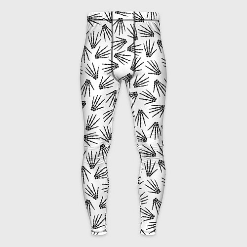 Мужские тайтсы Ладонь скелета / 3D-принт – фото 1