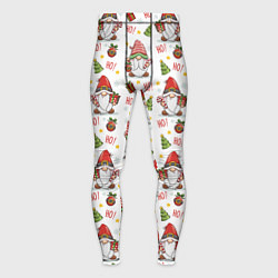 Тайтсы мужские Рождественские гномы с подарками, цвет: 3D-принт