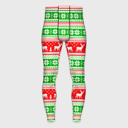 Тайтсы мужские Deers patterns, цвет: 3D-принт