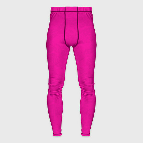 Мужские тайтсы Текстурированный ярко розовый / 3D-принт – фото 1