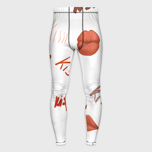 Мужские тайтсы Поцелуйчики / 3D-принт – фото 1