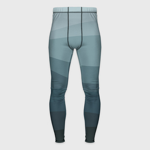 Мужские тайтсы Бирюзовые волны / 3D-принт – фото 1