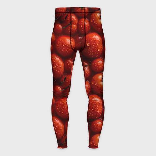 Мужские тайтсы Сочная текстура из томатов / 3D-принт – фото 1