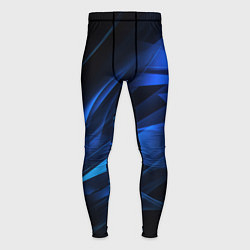 Мужские тайтсы Black blue texture