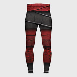 Мужские тайтсы Black red texture