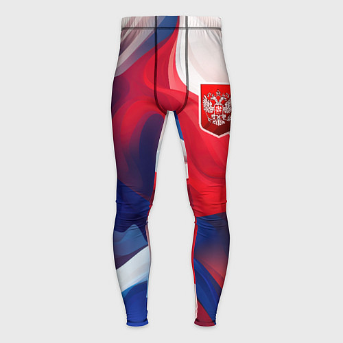 Мужские тайтсы Красный герб России / 3D-принт – фото 1