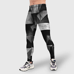 Тайтсы мужские Обман зрения и каменные плиты, цвет: 3D-принт — фото 2