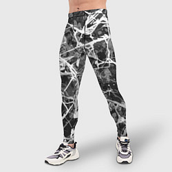 Тайтсы мужские Абстракция - паутина, цвет: 3D-принт — фото 2