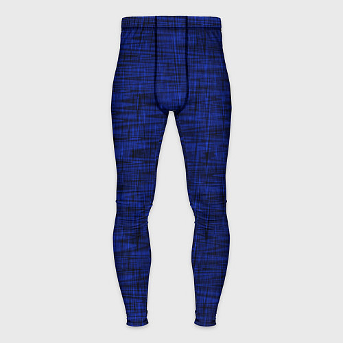 Мужские тайтсы Тёмно-синий текстура / 3D-принт – фото 1